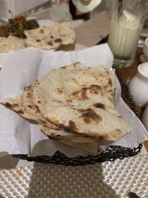 Plain naan  at The Royal Kitchen Bali in Nusa Dua