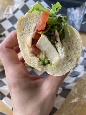 Tofu and Avocado Sandwich   at The Gourmet Gang - Main St in Norfolk