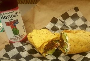 Vegan wrap at The Gourmet Gang - Main St in Norfolk