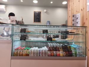 Cafetaria at Inquieta Livraria in Lisbon