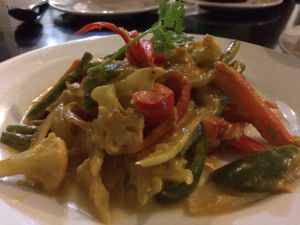 red curry  at The Corn in Phnom Penh
