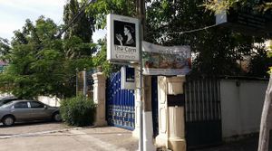 Look for this sign. at The Corn in Phnom Penh