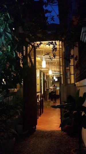 Side entrance from alley. at The Corn in Phnom Penh