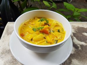 jackfruit coconut curry at The Corn in Phnom Penh