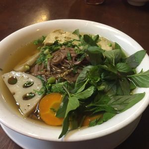 Pho - Vietnamese noodles  at Khai Minh 2 in Ho Chi Minh City