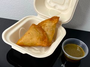 $5.50 aloo samosa special at Spice Waala - Rainier Ave in Seattle