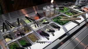 salad bar at Abby's Health and Nutrition in Tampa
