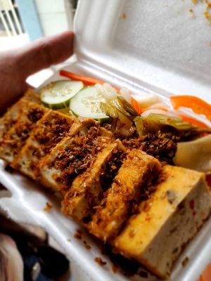 My fried tofu at Hoan Hỷ in Ho Chi Minh City