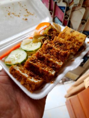 My take away vegan food at Hoan Hỷ in Ho Chi Minh City