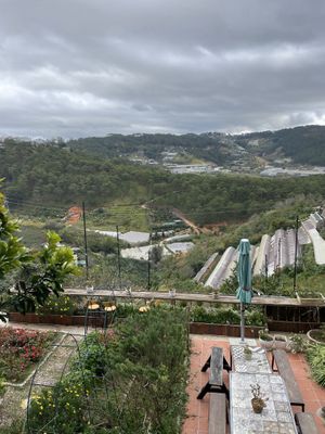 View from the balconyy  at Dalat Harmony Garden in Da Lat