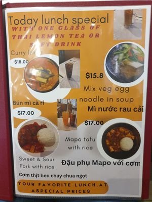  at Veggie Inn  in Footscray