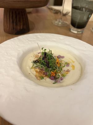 Whipped cauliflower risotto  at Brasserie Côté Cour in Bourglinster