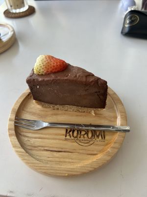 Raw chocolate cheesecake  #Veganuary at KURUMI - Healthy Vegan Food & Desserts in Hoi An