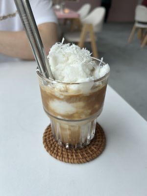 Coconut coffee  at KURUMI - Healthy Vegan Food & Desserts in Hoi An