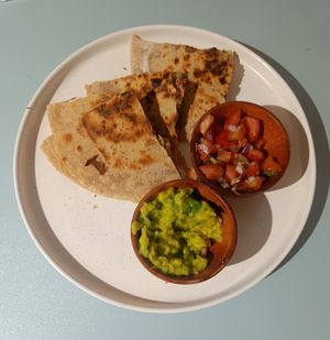 Bean quesedilla at KURUMI - Healthy Vegan Food & Desserts in Hoi An