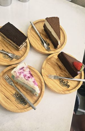 Sweet raw cakes at KURUMI - Healthy Vegan Food & Desserts in Hoi An
