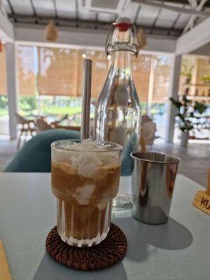 Coconut coffee at KURUMI - Healthy Vegan Food & Desserts in Hoi An