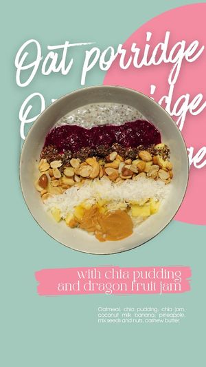 Oat Porridge at KURUMI - Healthy Vegan Food & Desserts in Hoi An