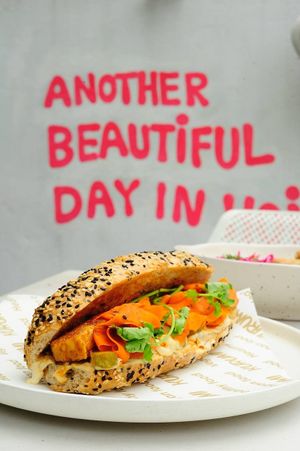 Smoked Tofu Sandwich at KURUMI - Healthy Vegan Food & Desserts in Hoi An