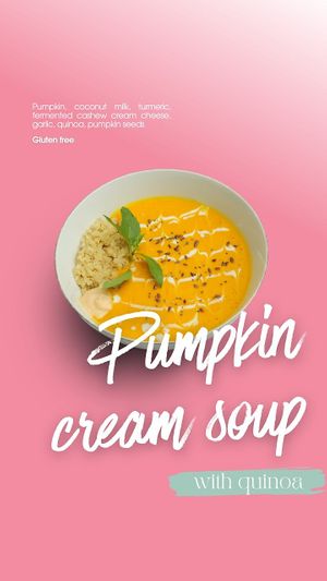 Pumpkin Cream Soup at KURUMI - Healthy Vegan Food & Desserts in Hoi An