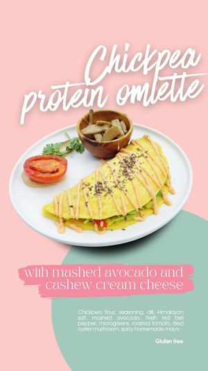 Chickpea Protein Omelet at KURUMI - Healthy Vegan Food & Desserts in Hoi An