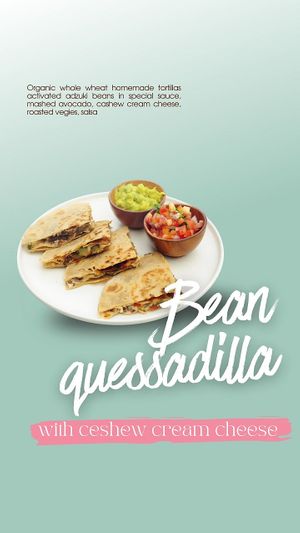 Bean Quesadilla at KURUMI - Healthy Vegan Food & Desserts in Hoi An