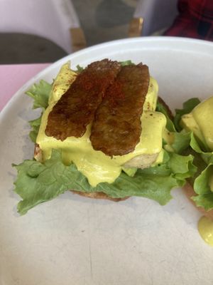 Eggs Benedict  at KURUMI - Healthy Vegan Food & Desserts in Hoi An
