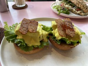 Tofu benedict  at KURUMI - Healthy Vegan Food & Desserts in Hoi An