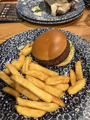 Vegan burger  at The Gatekeeper - JD Wetherspoons in Cardiff