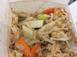 Pad Thai vegan style 🌱 at Little Thai Place in Victoria