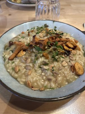 Mushroom risotto   at Roka   in Rovaniemi