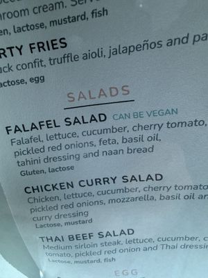 salad  at Cafe Sånn in Tromsoe