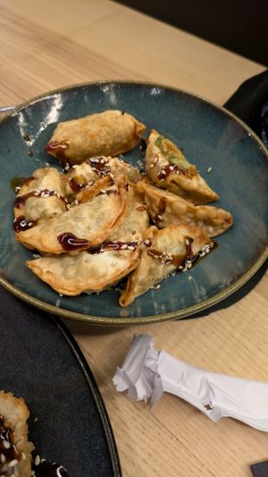 Gyoza veggie at Derbruder in Riga