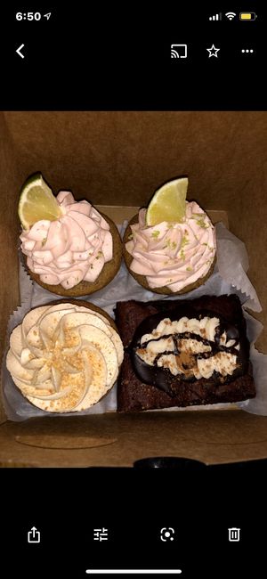 Cupcakes and brownie at The Sweet Beet in Granby