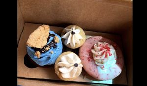 Cupcake and donut  at The Sweet Beet in Granby