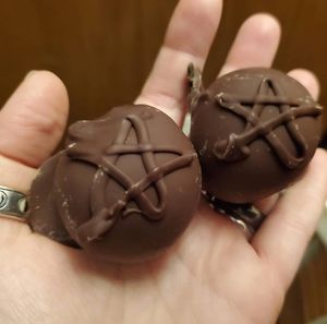 My favorite- black magic cake balls! at The Sweet Beet in Granby