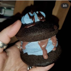 Vegan Whoopi Pie! So good!  #Veganuary at The Sweet Beet in Granby