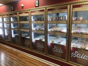 Grab and go - delicious food! plastic containers at The Sweet Beet in Granby
