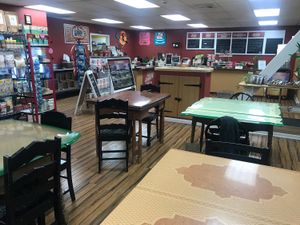 Plenty of seating.  Clean and bright. Positive vibes.  at The Sweet Beet in Granby