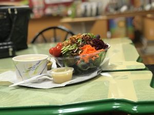 So happy to find a healthy salad in rural CT! at The Sweet Beet in Granby