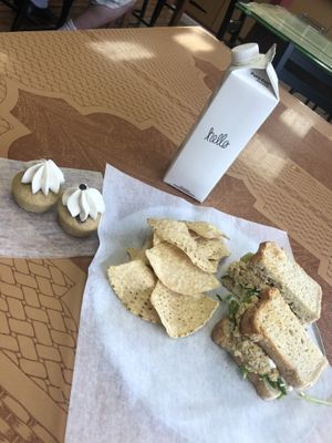 Chickpea tuna (very small) at The Sweet Beet in Granby