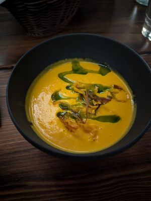 Carrot soup at Kota Restaurant  in Sinettae