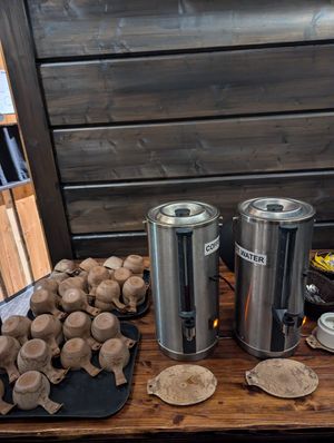 Coffee and tea station at Kota Restaurant  in Sinettae