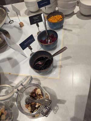 Jams and nuts at Log Restaurant in Sinettae