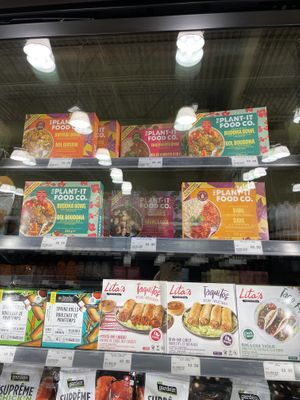 Vegan freezer options  at Healthy Planet - Trainyards in Ottawa