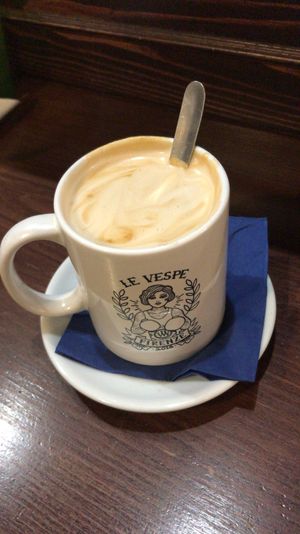 Soy milk latte  at Le Vespe Cafè in Florence