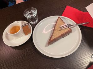 Almond bar at Cafe Luca's in Immenstadt