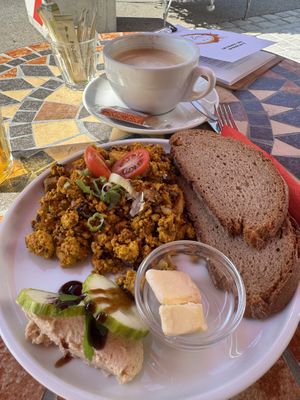 Rührtofu  at Cafe Luca's in Immenstadt