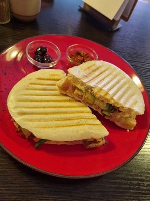 Grillgemüse-Panini at Cafe Luca's in Immenstadt