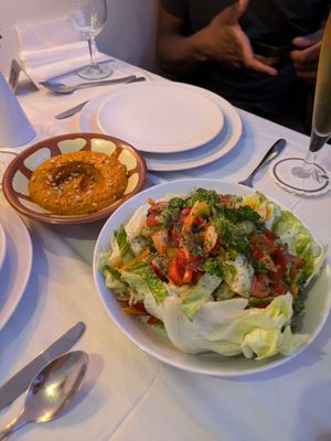 Salad at Masaya Restaurant in Berlin